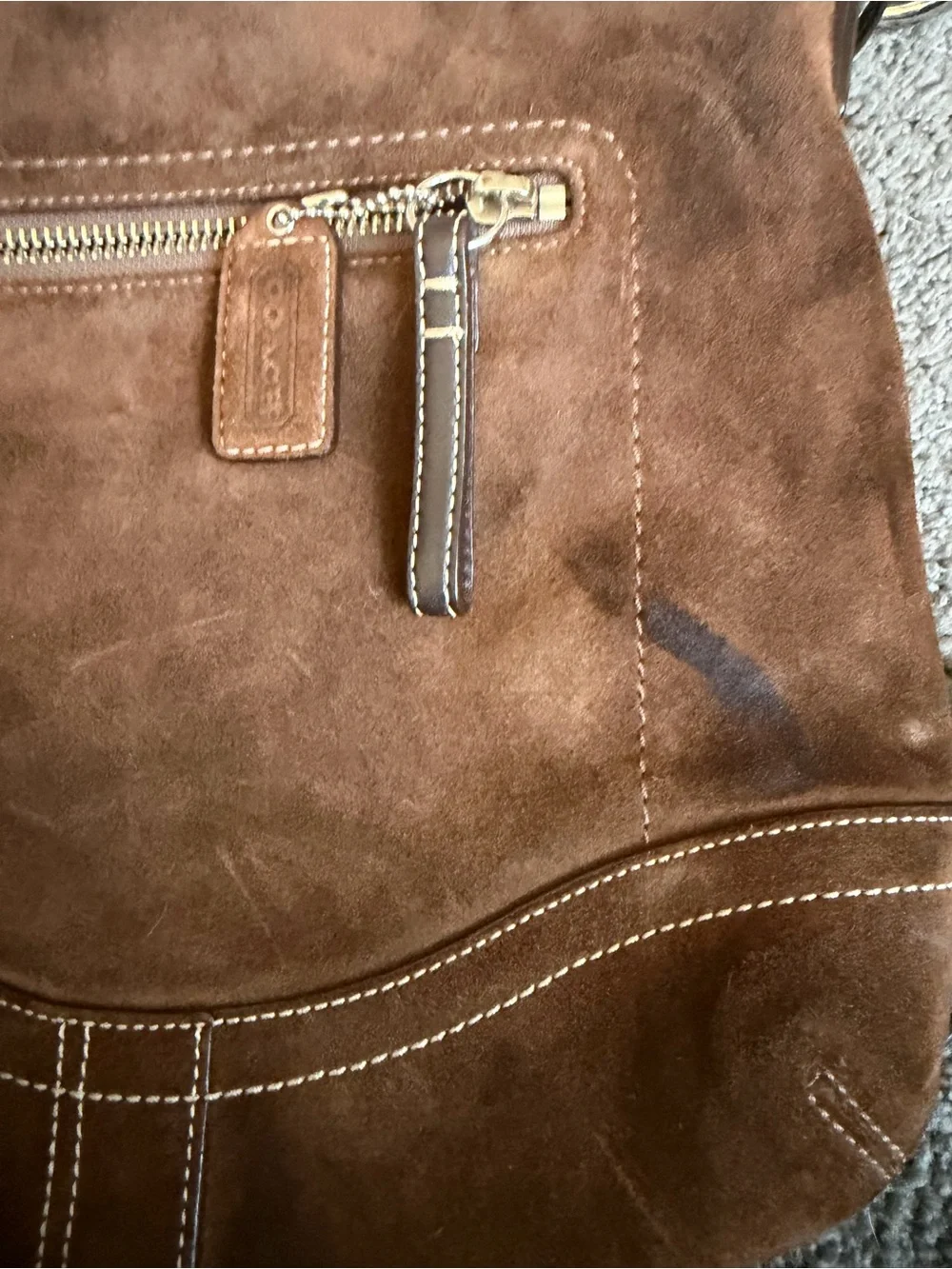 Coach Suede Bag